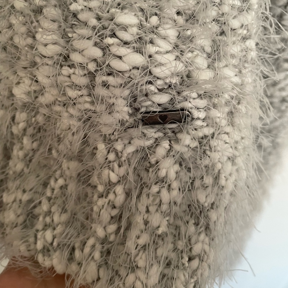 Forever 21 Fuzzy Gray Sweater - Picture 5 of 5